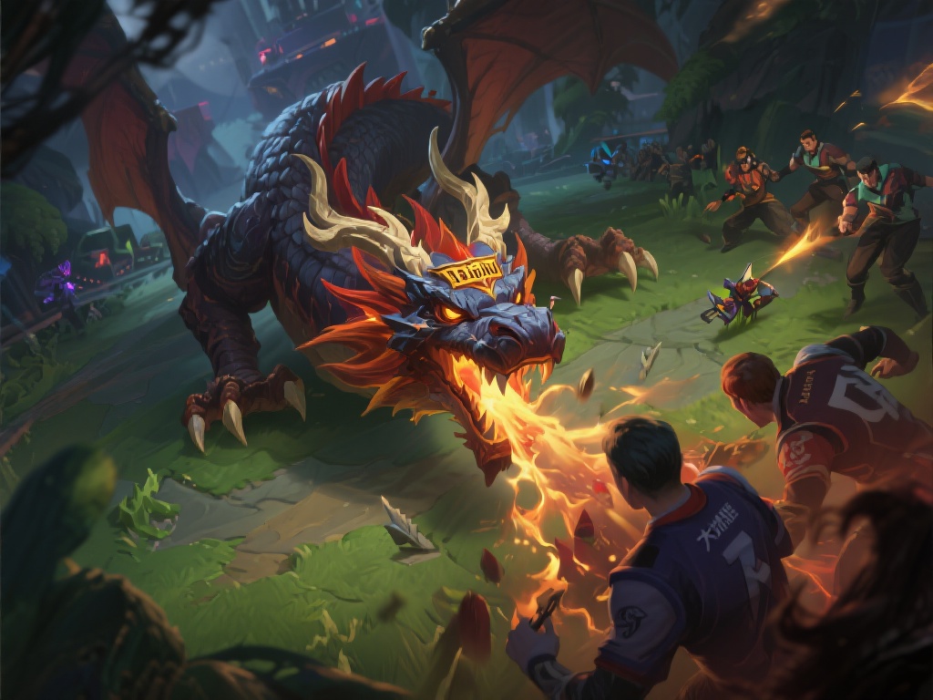 LCK赛场大龙Buff爆发，T1四杀翻盘推基地夺胜