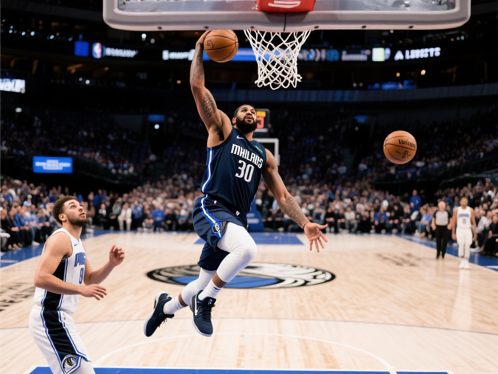 浓眉接莱夫利精妙助攻空接炸筐，创独行侠生涯首次30+得分