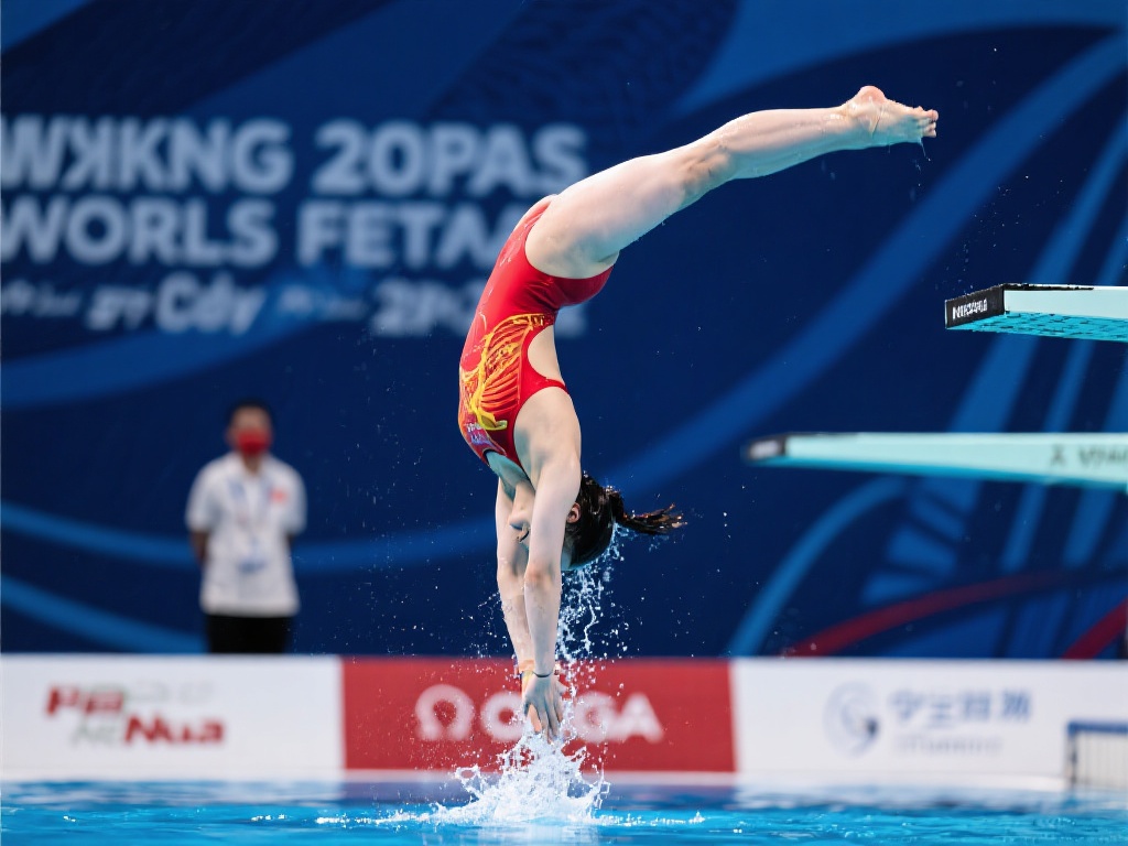 跳水世界杯总决赛：陈佳女子3米跳板精彩表现集锦