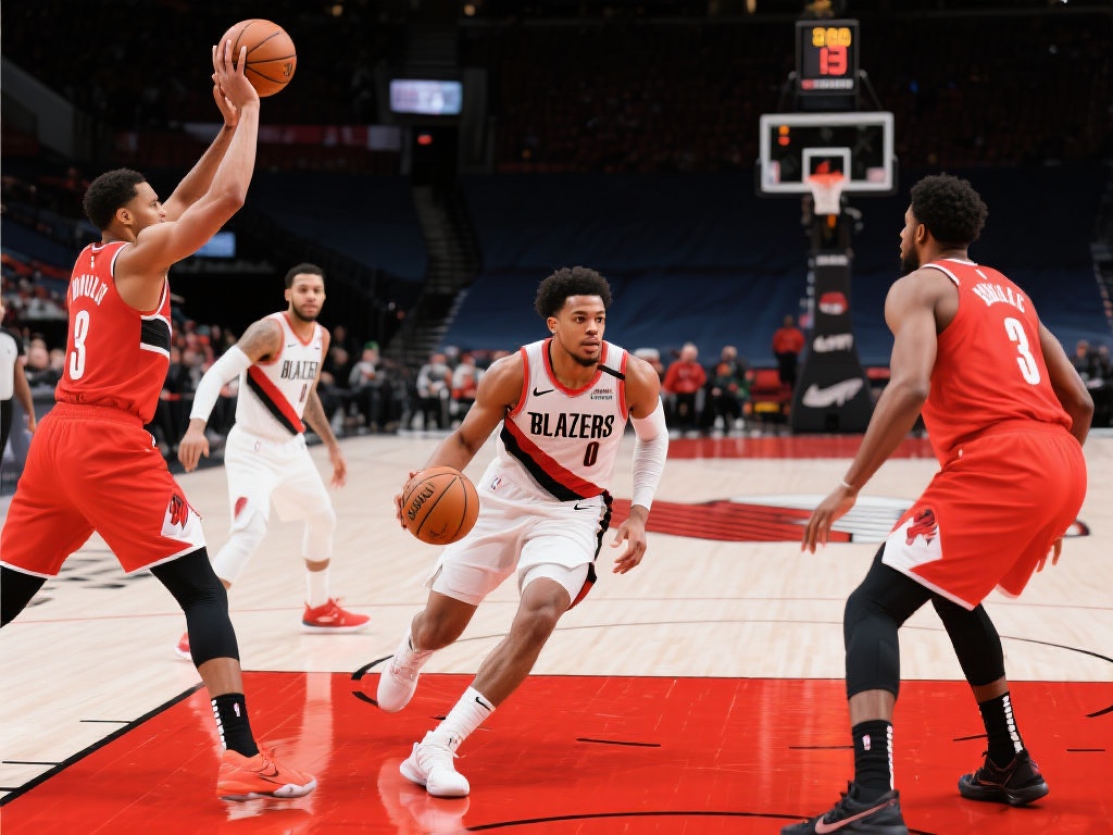 夏普36+6阿夫迪亚26+15+6 领衔开拓者力克猛龙 以一次具体的战术为例,在比赛还剩两分钟时