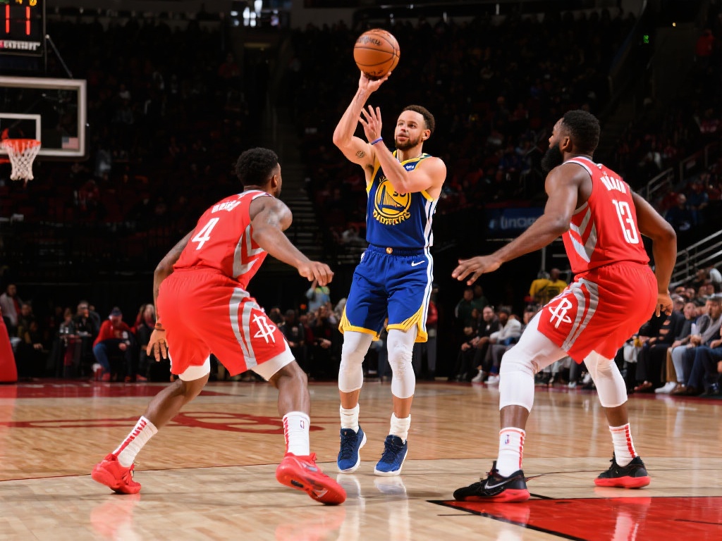 4月29日季后赛焦点：勇士对阵火箭，库里精彩表现集锦