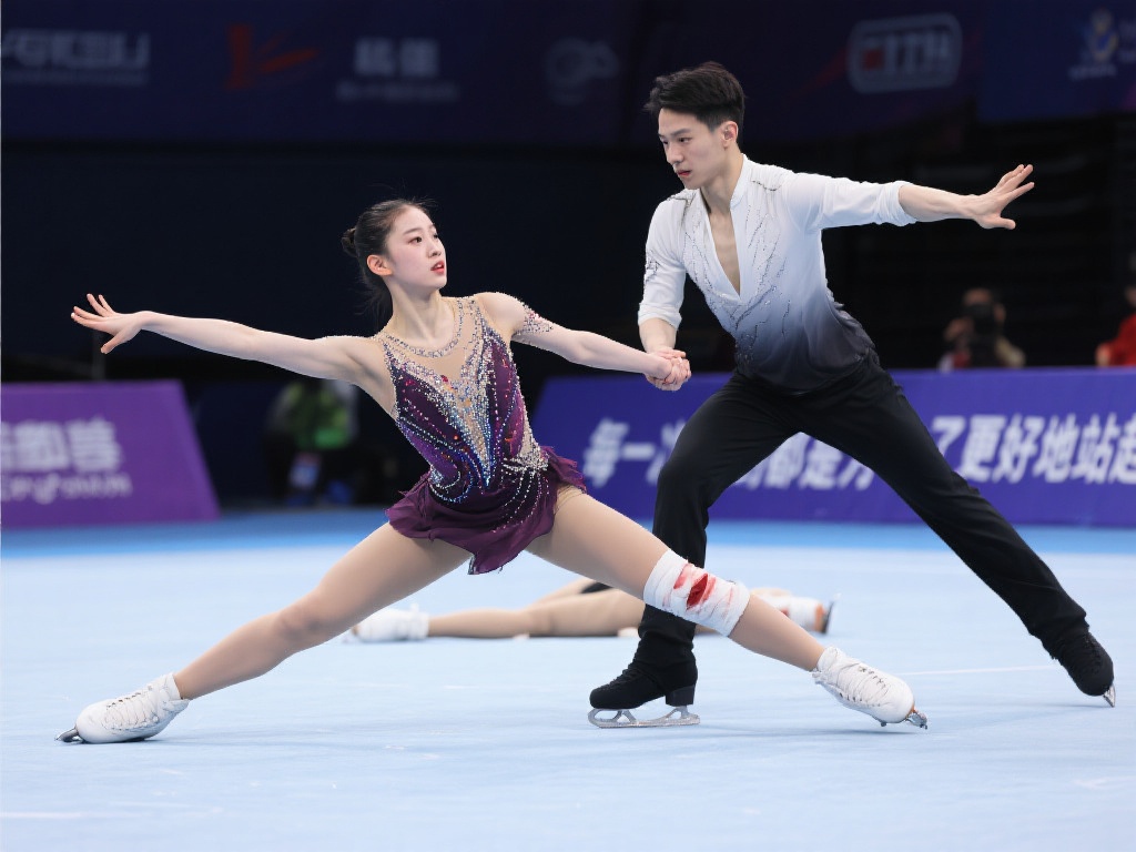 郭思彤与石浩玥联手摘得混双技术自选银牌