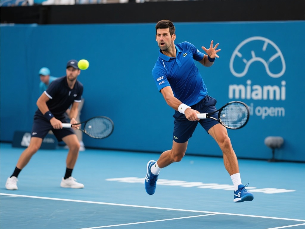 德约强势晋级迈阿密半决赛 生涯百冠目标近在咫尺