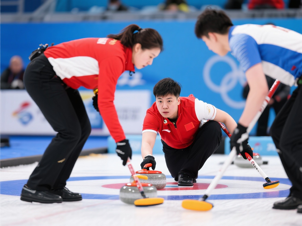 中国队硬碰美国队：世界男子冰壶锦标赛循环赛焦点对决
